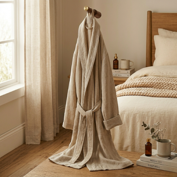 Bathrobe → DRAPED SHAPE